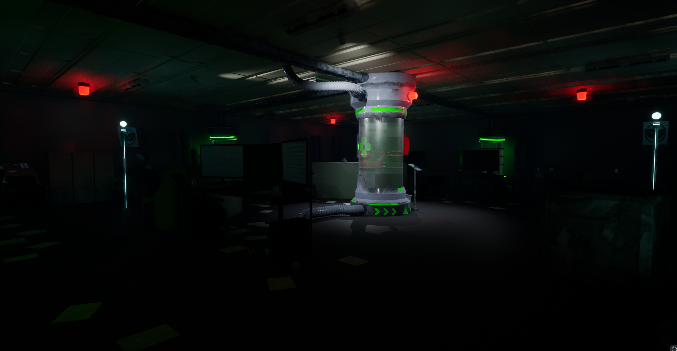 Level layout - Sci-Fi Level