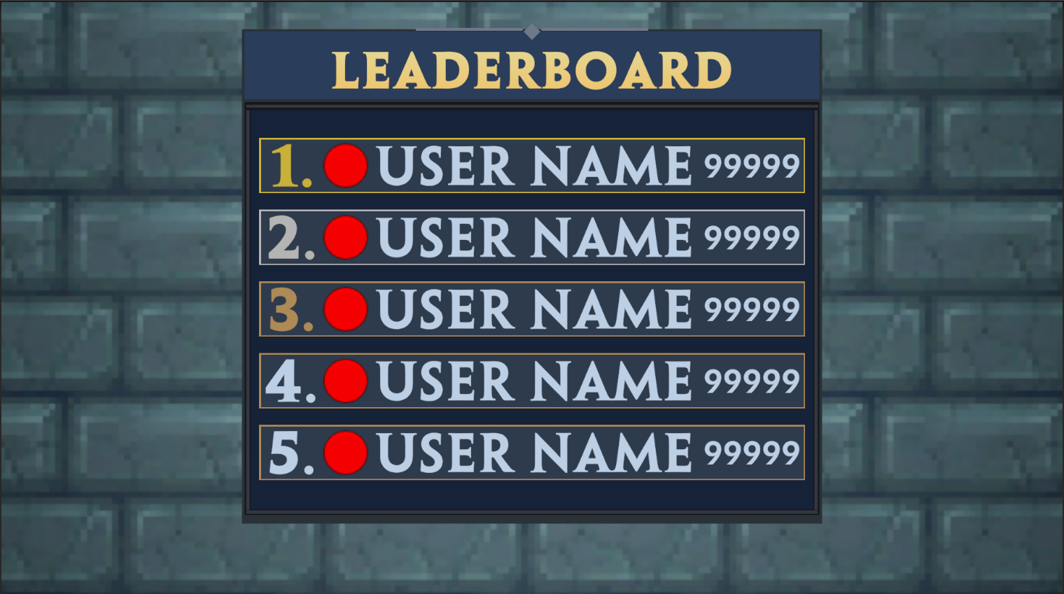 Guess the Mob - Leaderboard